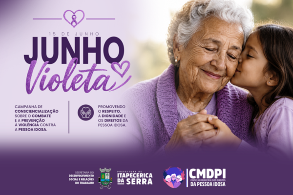 Itapecerica da Serra reforça ações do Junho Violeta para combater a violência contra idosos itapecerica-da-serra-intensifica-acoes-do-junho-violeta-para-combater-a-violencia-contra-idosos